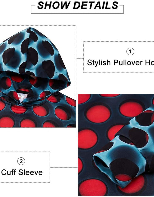 Load image into Gallery viewer, Girls Boys Pullover Hoodies Casual 3D Graphic Hooded Sweatshirt Tops with Pockets for Kids 6-16 Years
