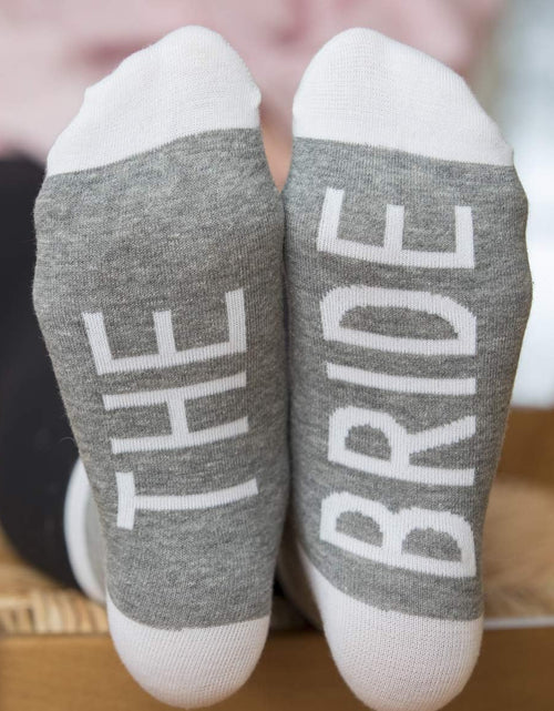 Load image into Gallery viewer, Wedding Party Socks/Bride Socks, Bridesmaid Socks, Groom Socks, Groomsman Socks, Flower Girl Socks
