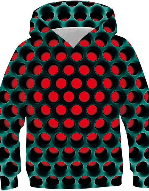 Load image into Gallery viewer, Girls Boys Pullover Hoodies Casual 3D Graphic Hooded Sweatshirt Tops with Pockets for Kids 6-16 Years
