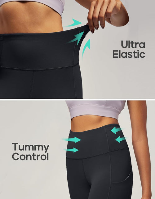 Load image into Gallery viewer, Leggings with Pockets for Women High Waisted Yoga Pants Women Tummy Control Workout Compression Running Leggings
